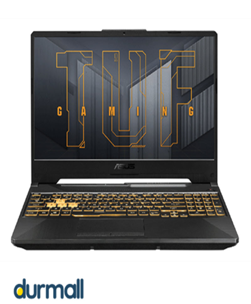 لپ تاپ گیمینگ ایسوس Asus مدل TUF FX506HC  Core i7 - 11800H ظرفیت 512/16 گیگابایت گرافیک 4 گیگابایت RTX3050 سایز 15.6 اینچ