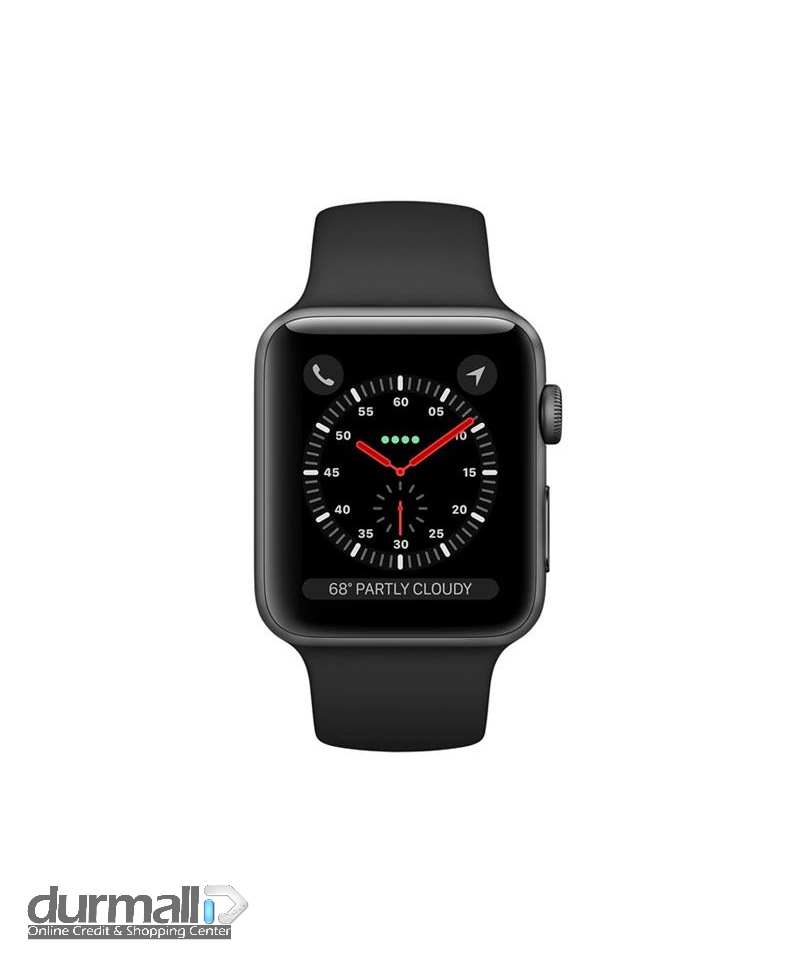ساعت هوشمند اپل Apple سری ۳ مدل  Aluminum Case 42mm Gray